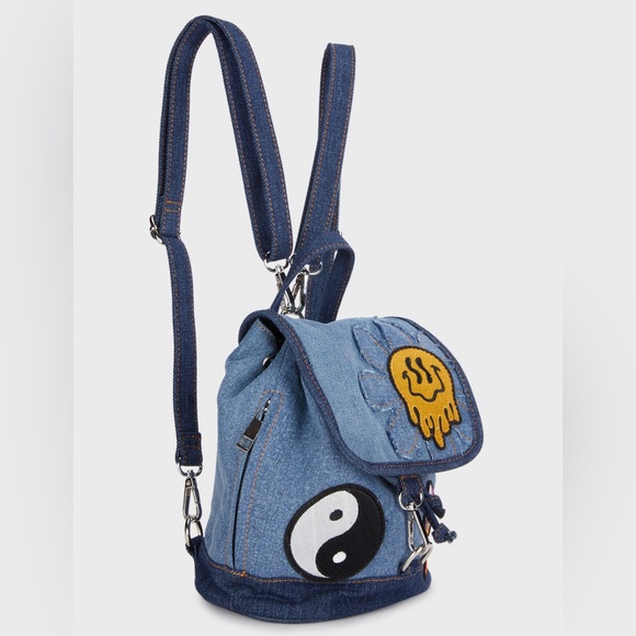 ✨🆕Dolls Kill x Current Mood Lift Your Spirit Mini Backpack!BNWT! - Picture 6 of 10